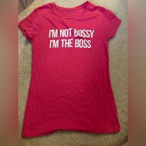 Pink Graphic T-Shirt Womens S